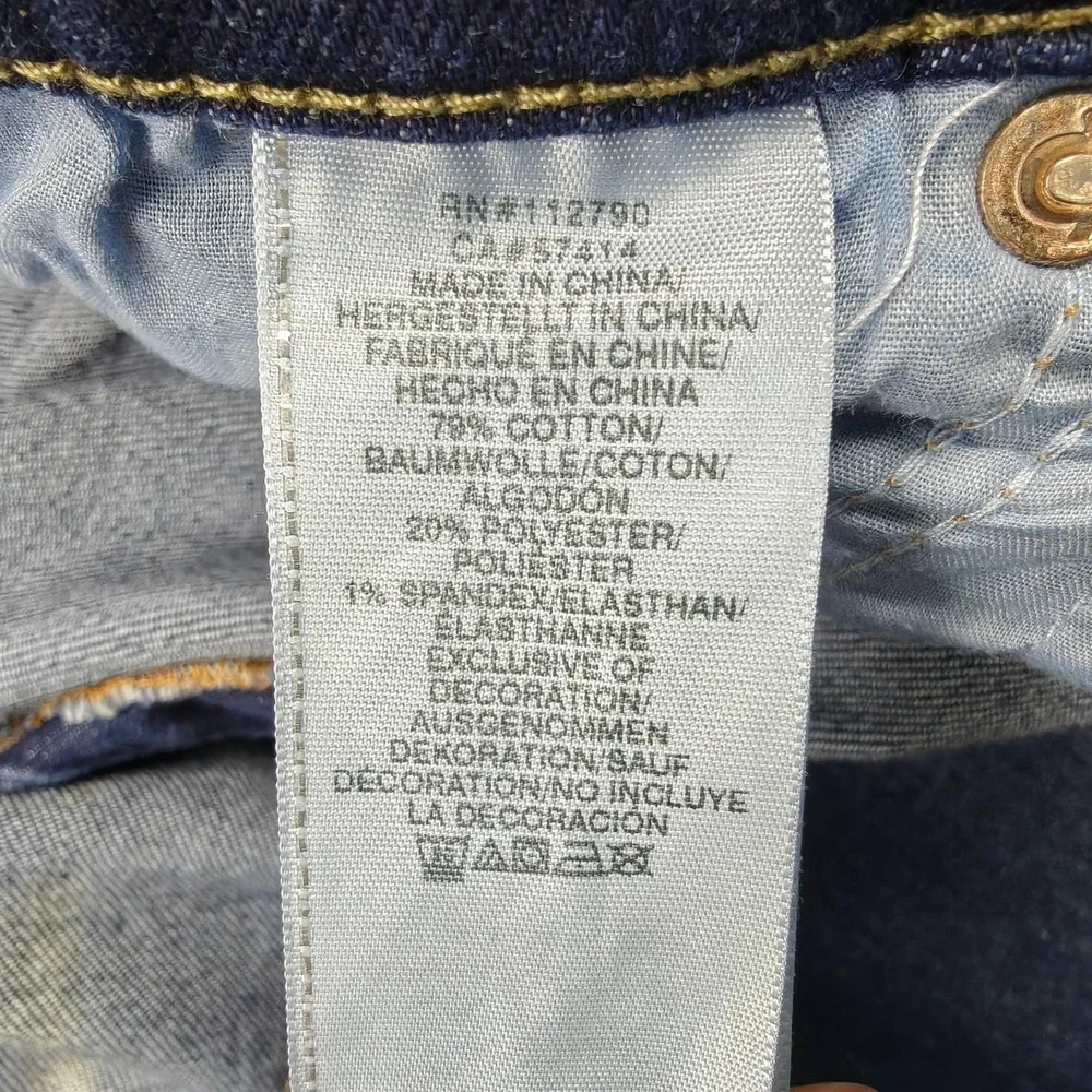 True Religion Ricky Jeans Mens 46x34 Blue Wash Relaxed Straight Stretch Denim